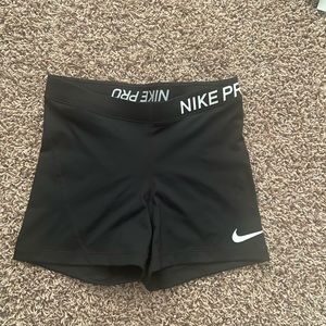 Nike Pro black shorts size M